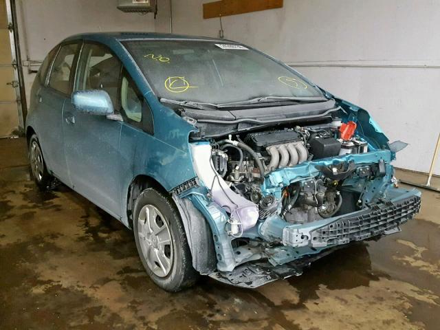 JHMGE8H30DC061848 - 2013 HONDA FIT BLUE photo 1