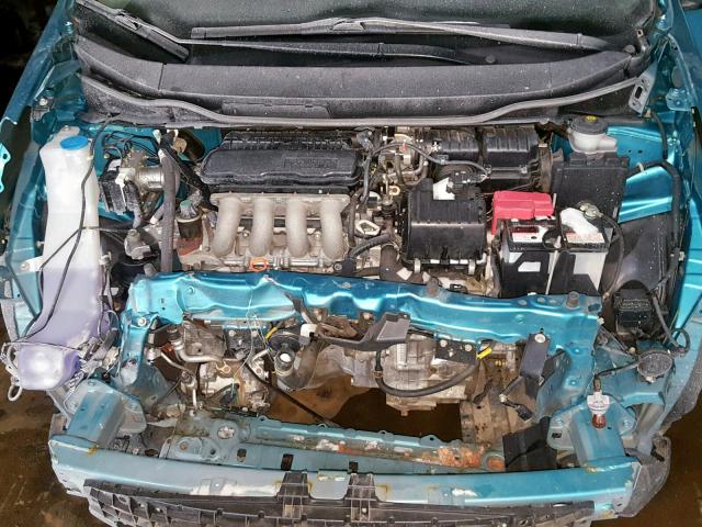 JHMGE8H30DC061848 - 2013 HONDA FIT BLUE photo 7