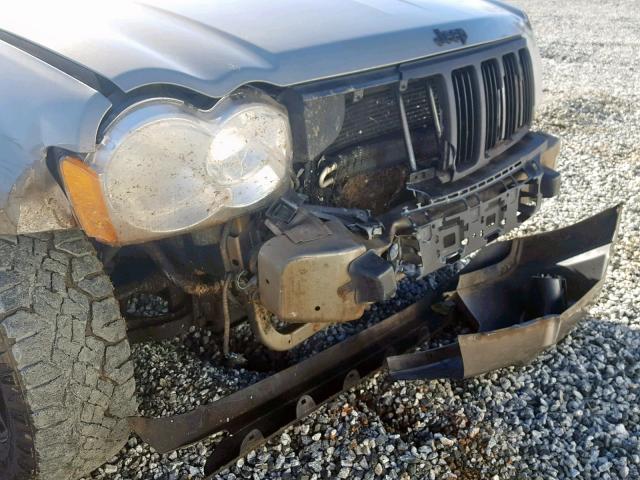 1J4GR48K05C675526 - 2005 JEEP GRAND CHER GOLD photo 9