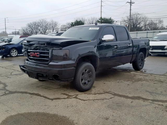 2GTEK13M771540559 - 2007 GMC NEW SIERRA BLACK photo 2