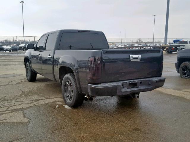 2GTEK13M771540559 - 2007 GMC NEW SIERRA BLACK photo 3