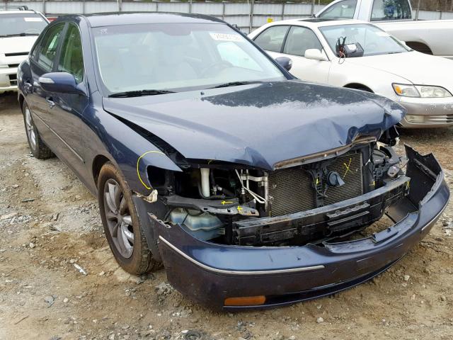 KMHFC46F77A229943 - 2007 HYUNDAI AZERA SE BLUE photo 1