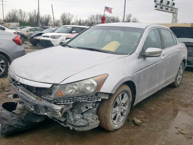 1HGCP2F44BA050445 - 2011 HONDA ACCORD LXP SILVER photo 2