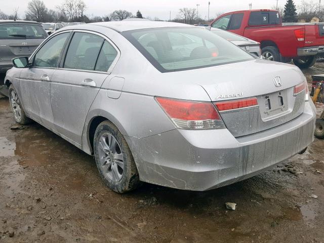 1HGCP2F44BA050445 - 2011 HONDA ACCORD LXP SILVER photo 3