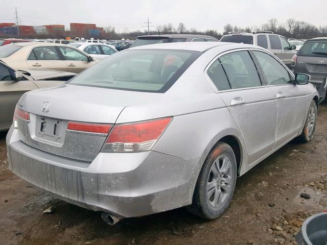 1HGCP2F44BA050445 - 2011 HONDA ACCORD LXP SILVER photo 4