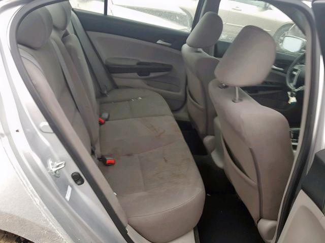 1HGCP2F44BA050445 - 2011 HONDA ACCORD LXP SILVER photo 6