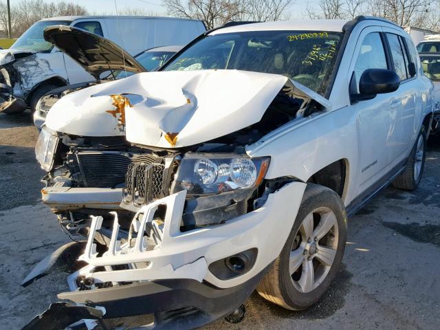 1C4NJDBB4FD332243 - 2015 JEEP COMPASS SP თეთრი ფოტო 2