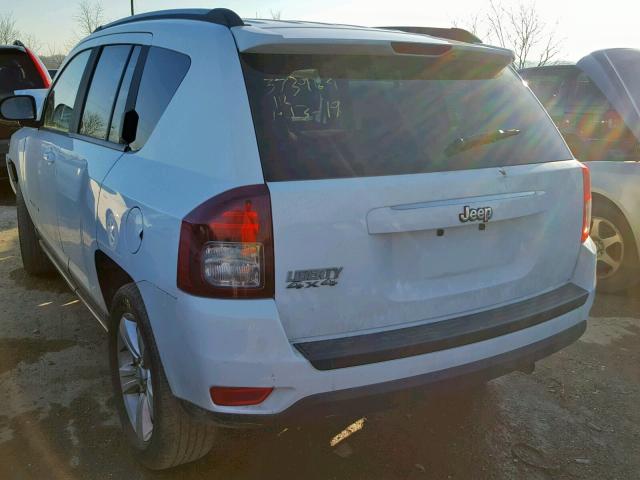 1C4NJDBB4FD332243 - 2015 JEEP COMPASS SP თეთრი ფოტო 3