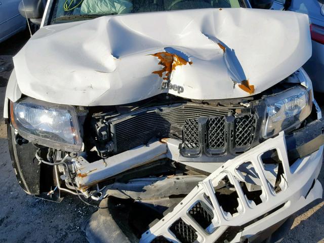 1C4NJDBB4FD332243 - 2015 JEEP COMPASS SP თეთრი ფოტო 7