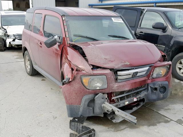 5J6YH18708L001298 - 2008 HONDA ELEMENT EX RED photo 1