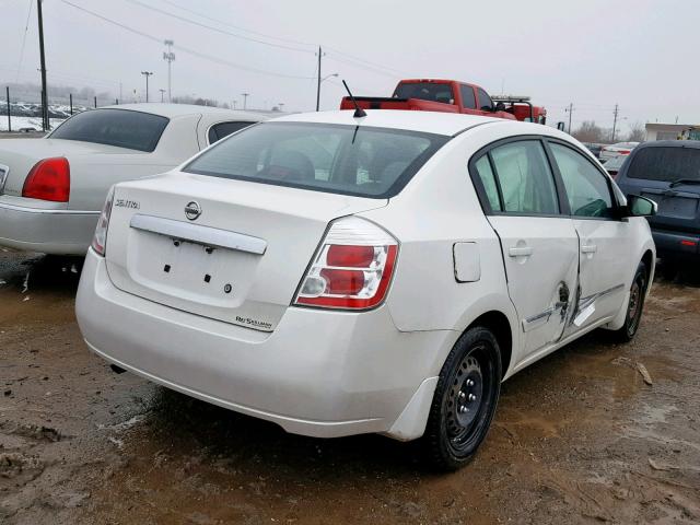 3N1AB6AP7AL650397 - 2010 NISSAN SENTRA 2.0 WHITE photo 4