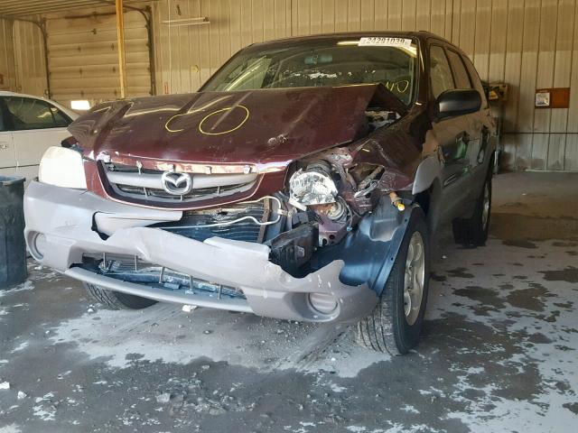 4F2YU06131KM57527 - 2001 MAZDA TRIBUTE DX 栗色 照片 2