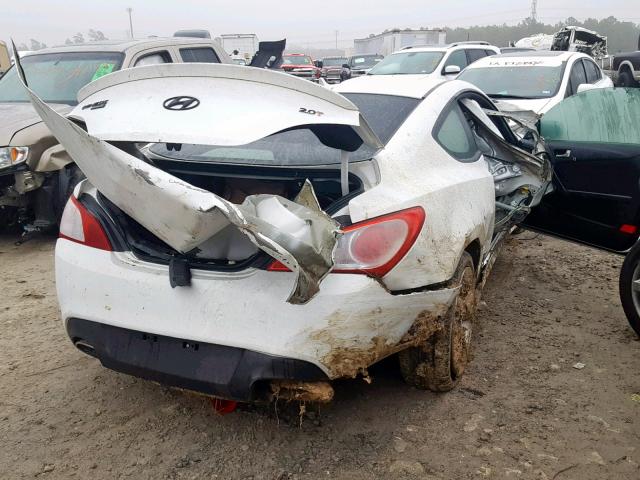 KMHHT6KD5BU065043 - 2011 HYUNDAI GENESIS CO WHITE photo 4