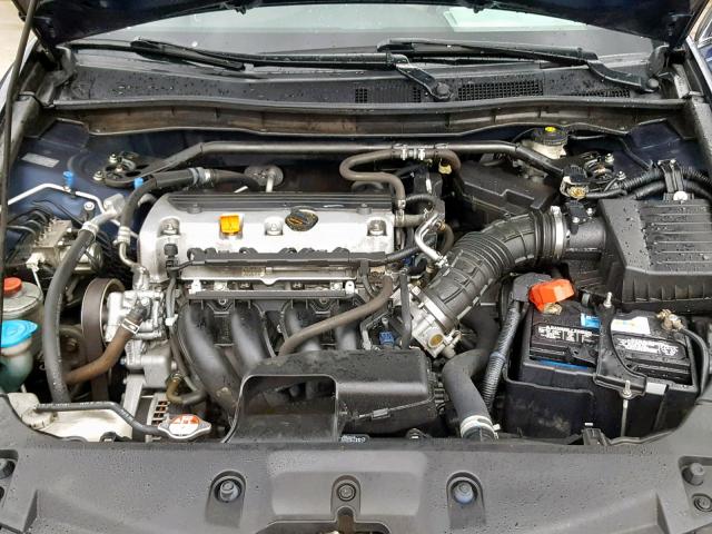 1HGCP2F81BA004588 - 2011 HONDA ACCORD EXL BLUE photo 7