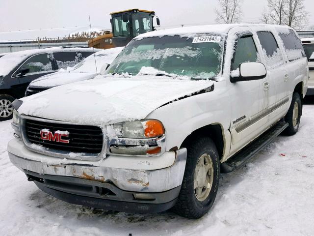 1GKFK16Z25J100221 - 2005 GMC YUKON XL K WHITE photo 2