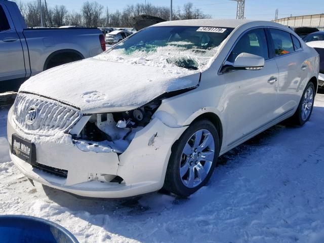 1G4GD5E32CF131544 - 2012 BUICK LACROSSE P WHITE photo 2