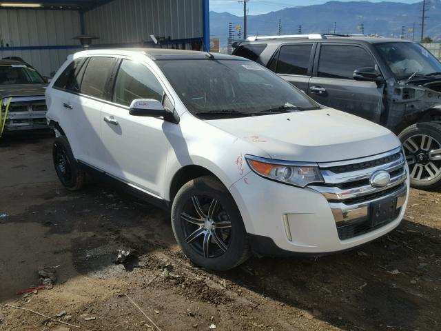 2FMDK4JC5CBA00960 - 2012 FORD EDGE SEL WHITE photo 1