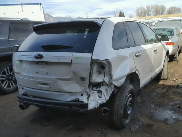 2FMDK4JC5CBA00960 - 2012 FORD EDGE SEL WHITE photo 4