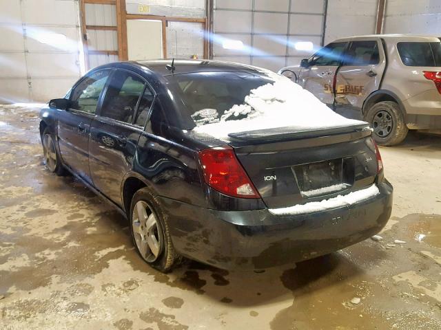 1G8AK58B47Z114861 - 2007 SATURN ION LEVEL BLACK photo 3