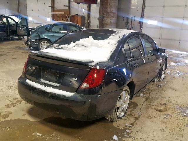 1G8AK58B47Z114861 - 2007 SATURN ION LEVEL BLACK photo 4