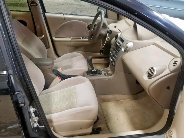 1G8AK58B47Z114861 - 2007 SATURN ION LEVEL BLACK photo 5