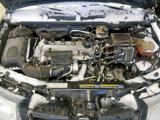 1G8AK58B47Z114861 - 2007 SATURN ION LEVEL BLACK photo 7