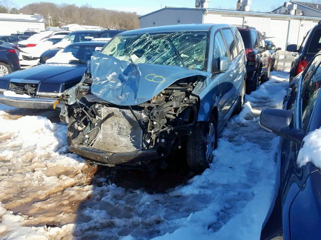 2V8HW34119R595602 - 2009 VOLKSWAGEN ROUTAN SE BLUE photo 2