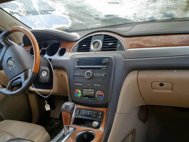 5GAER23798J165259 - 2008 BUICK ENCLAVE CX TAN photo 9