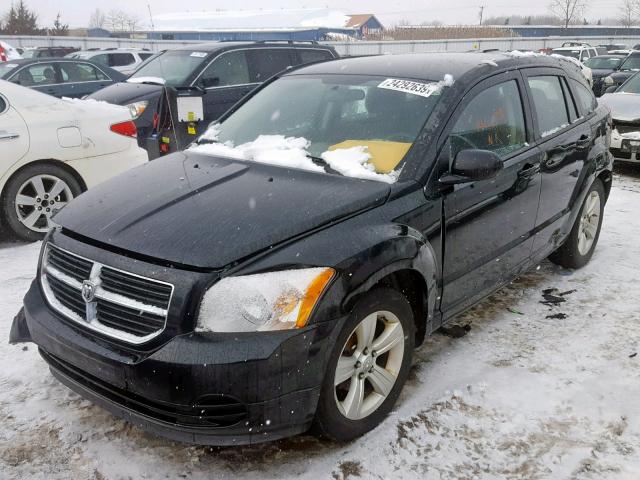 1B3CB4HAXAD664040 - 2010 DODGE CALIBER SX BLACK photo 2