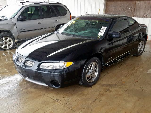 1G2WP12K52F156145 - 2002 PONTIAC GRAND PRIX BLACK photo 2
