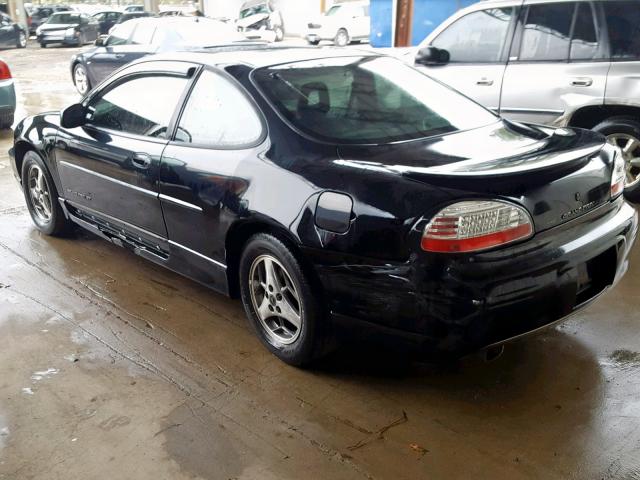 1G2WP12K52F156145 - 2002 PONTIAC GRAND PRIX BLACK photo 3