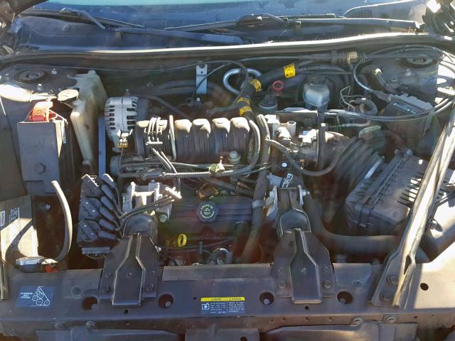 1G2WP12K52F156145 - 2002 PONTIAC GRAND PRIX BLACK photo 7