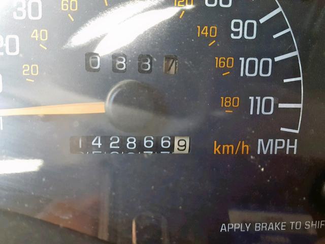 1G2WP12K52F156145 - 2002 PONTIAC GRAND PRIX BLACK photo 8