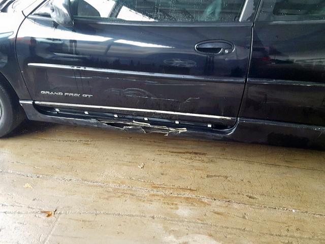 1G2WP12K52F156145 - 2002 PONTIAC GRAND PRIX BLACK photo 9