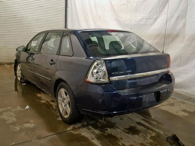1G1ZT68N17F205523 - 2007 CHEVROLET MALIBU MAX ლურჯი ფოტო 3