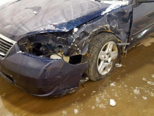 1G1ZT68N17F205523 - 2007 CHEVROLET MALIBU MAX ლურჯი ფოტო 9