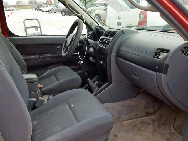 1N6ED27T93C416490 - 2003 NISSAN FRONTIER C RED photo 5