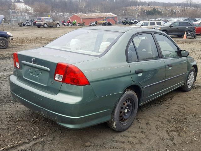 2HGES16384H621285 - 2004 HONDA CIVIC DX V GREEN photo 4