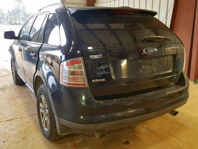 2FMDK36C77BB08523 - 2007 FORD EDGE SE BLACK photo 3