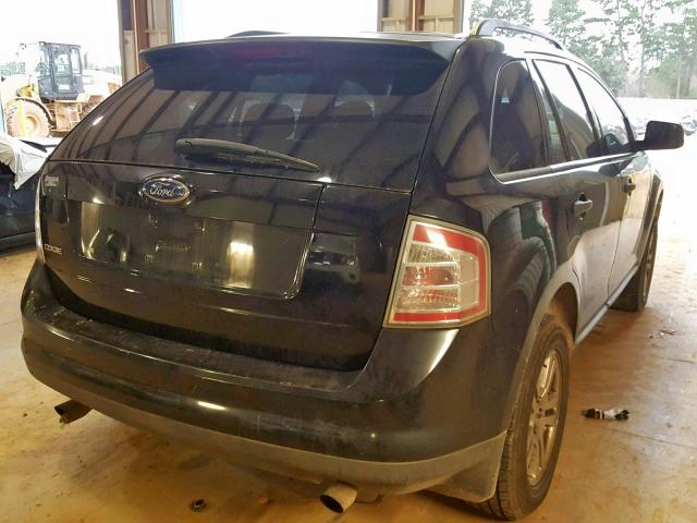 2FMDK36C77BB08523 - 2007 FORD EDGE SE BLACK photo 4