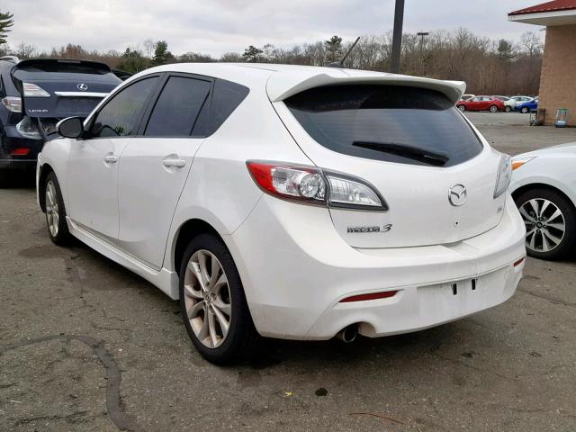 JM1BL1H59A1174098 - 2010 MAZDA 3 S WHITE photo 3