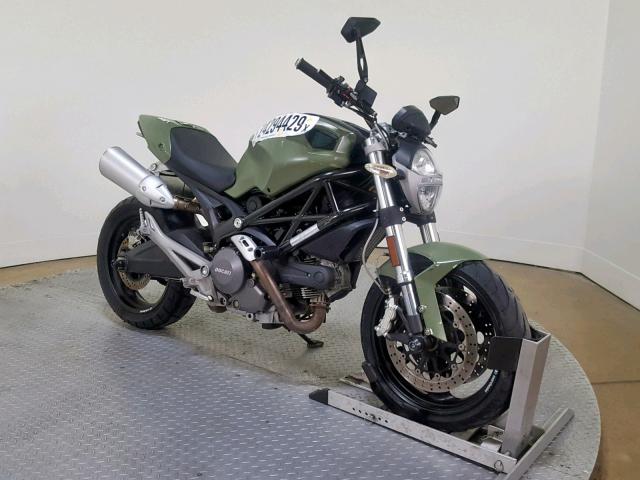 ZDM1RADNX9B010546 - 2009 DUCATI MONSTER 69 GREEN photo 2