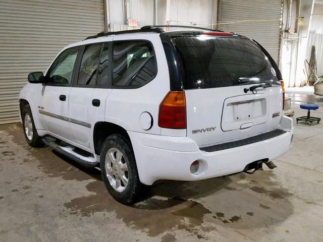 1GKDT13S662299281 - 2006 GMC ENVOY WHITE photo 3