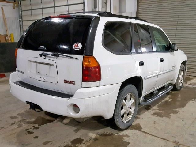 1GKDT13S662299281 - 2006 GMC ENVOY WHITE photo 4