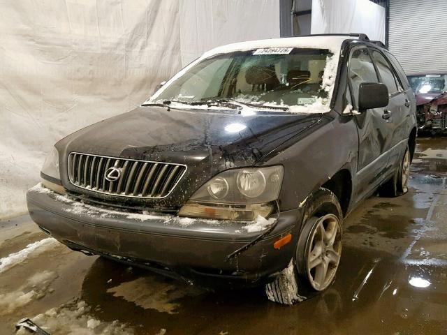 JT6HF10U5Y0149212 - 2000 LEXUS RX 300 BLACK photo 2