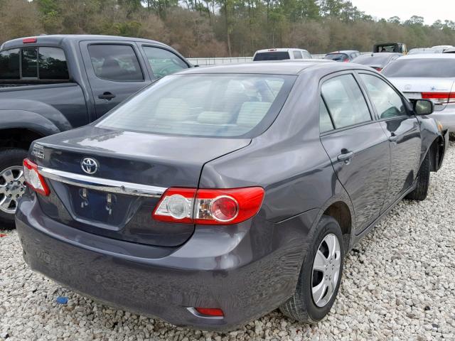 5YFBU4EE7CP024721 - 2012 TOYOTA COROLLA BA GRAY photo 4