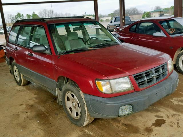 JF1SF6350YH717678 - 2000 SUBARU FORESTER L RED photo 1