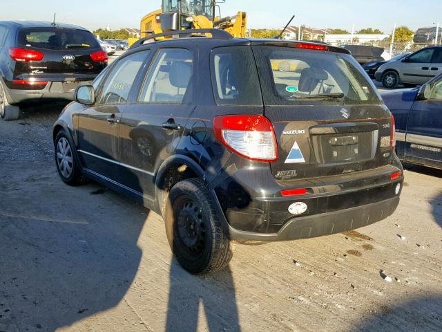 JS2YB5A3XA6311488 - 2010 SUZUKI SX4 BLACK photo 3