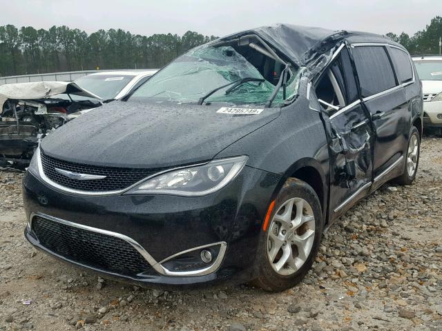 2C4RC1BGXHR736069 - 2017 CHRYSLER PACIFICA T BLACK photo 2