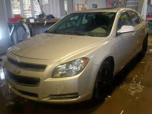 1G1ZC5EB4AF128545 - 2010 CHEVROLET MALIBU 1LT ოქროსფერი ფოტო 2